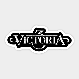 Victoria III (distressed) Sticker